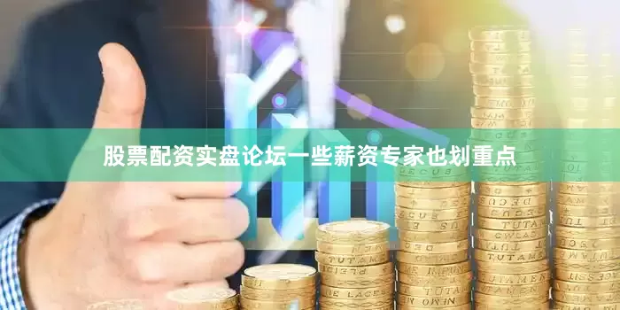 股票配资实盘论坛一些薪资专家也划重点