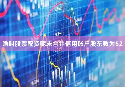 啥叫股票配资呢未合并信用账户股东数为52